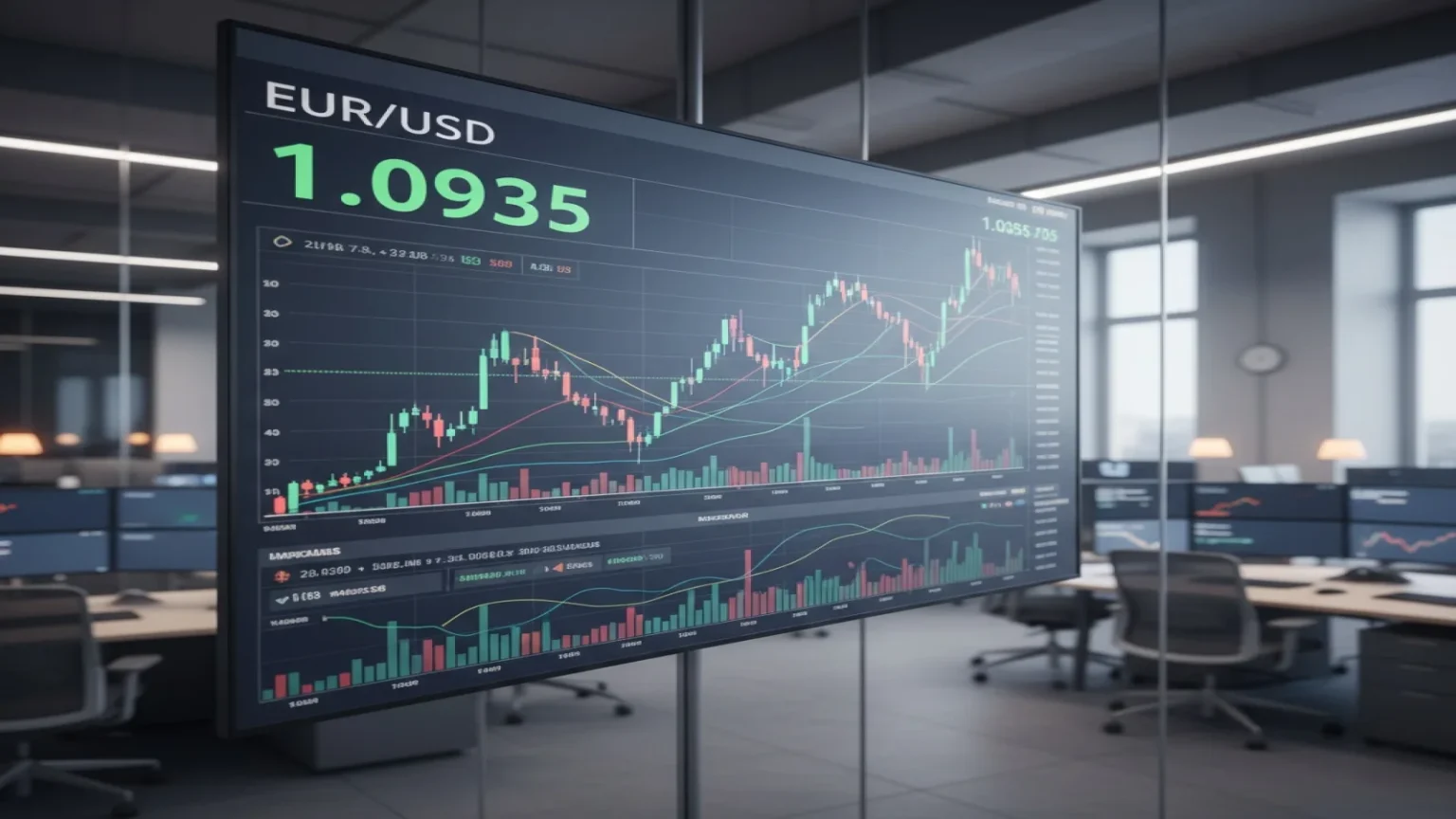 زوج يورو دولار يستقر قرب 1.1865 رغم تراجع الإنتاج الصناعي الأوروبي