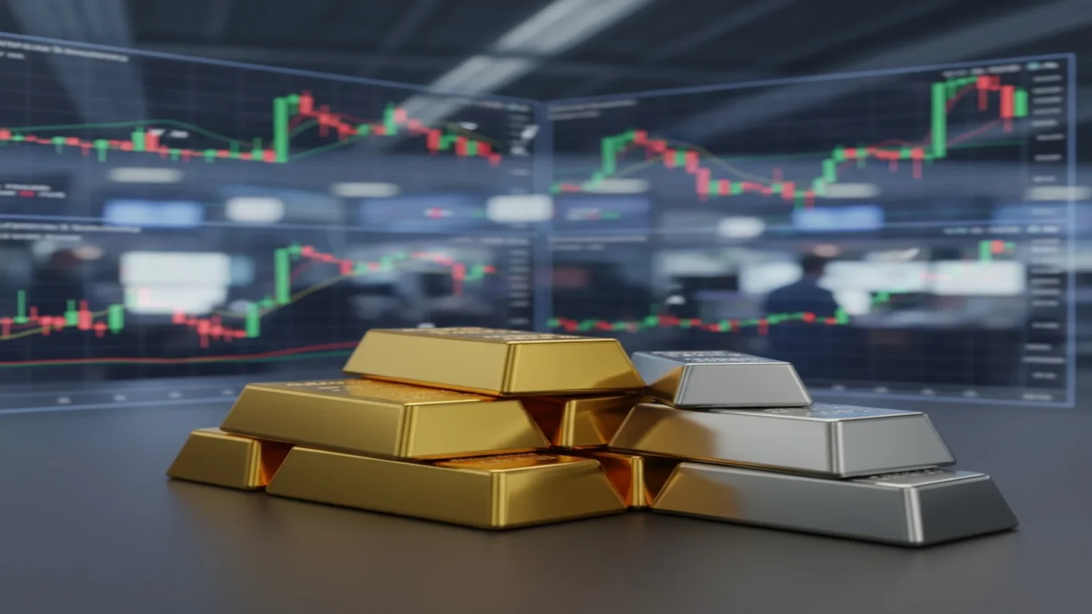 ارتفاع أسعار الذهب والفضة مع تراجع عوائد السندات الأميركية