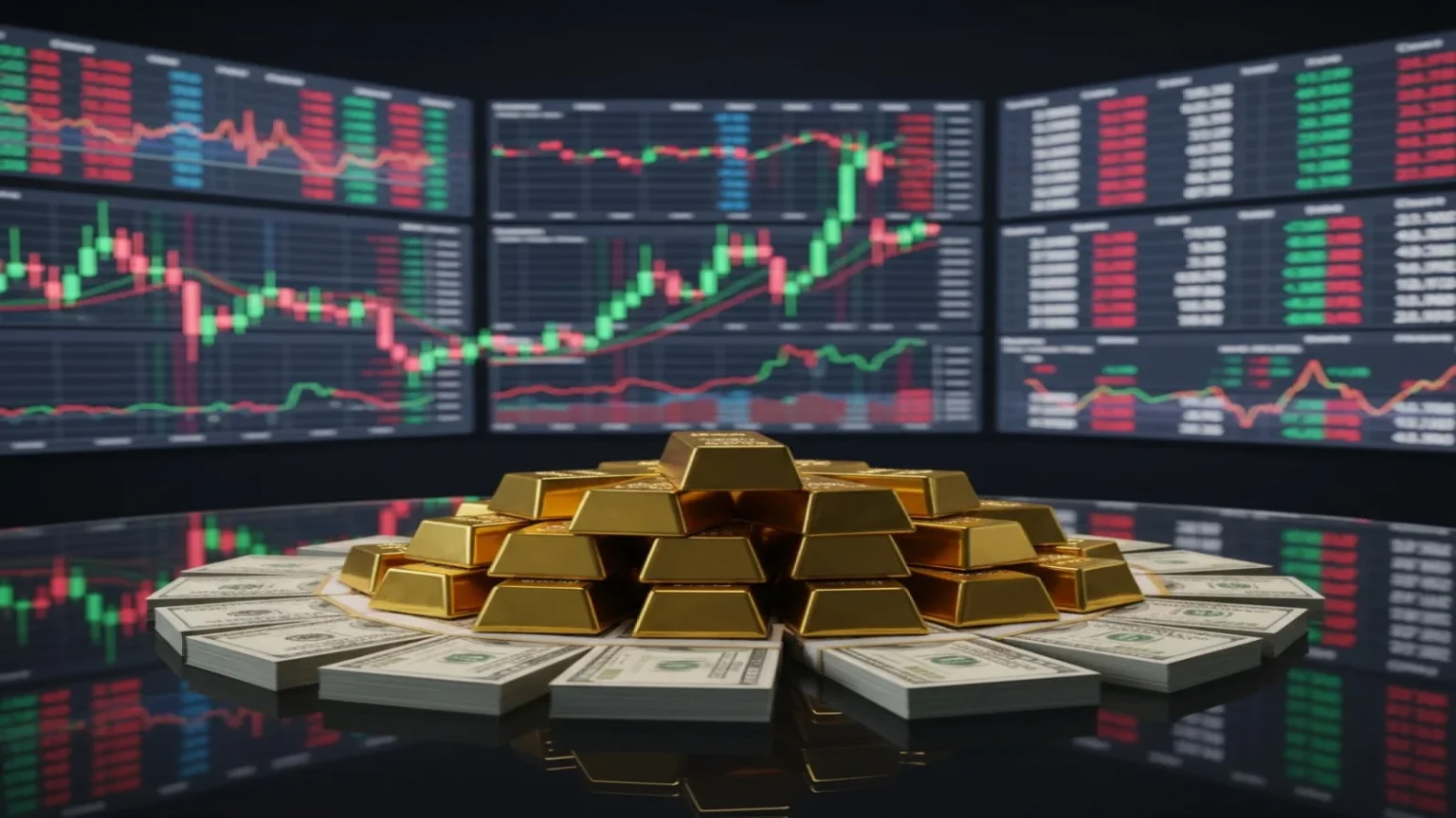 انخفاض أسعار الذهب مع صعود الدولار وسط توترات تجارية وجيوسياسية