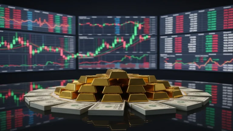 انخفاض أسعار الذهب مع صعود الدولار وسط توترات تجارية وجيوسياسية