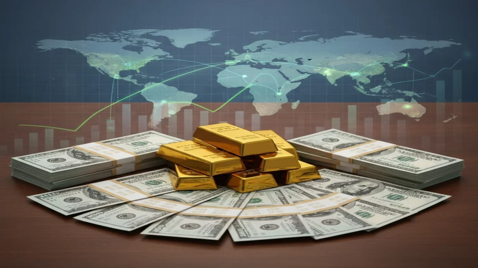 الذهب يحافظ على مكاسبه قرب أعلى مستوى شهري مع ضعف الدولار وتوترات جيوسياسية