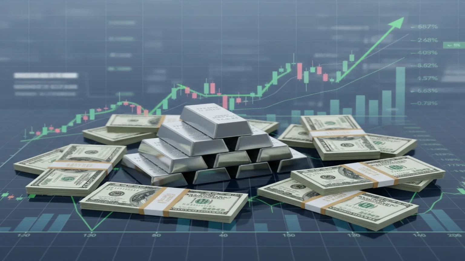 الفضة تحافظ على مكاسبها فوق 88 دولار مع دعم المتوسطات المتحركة