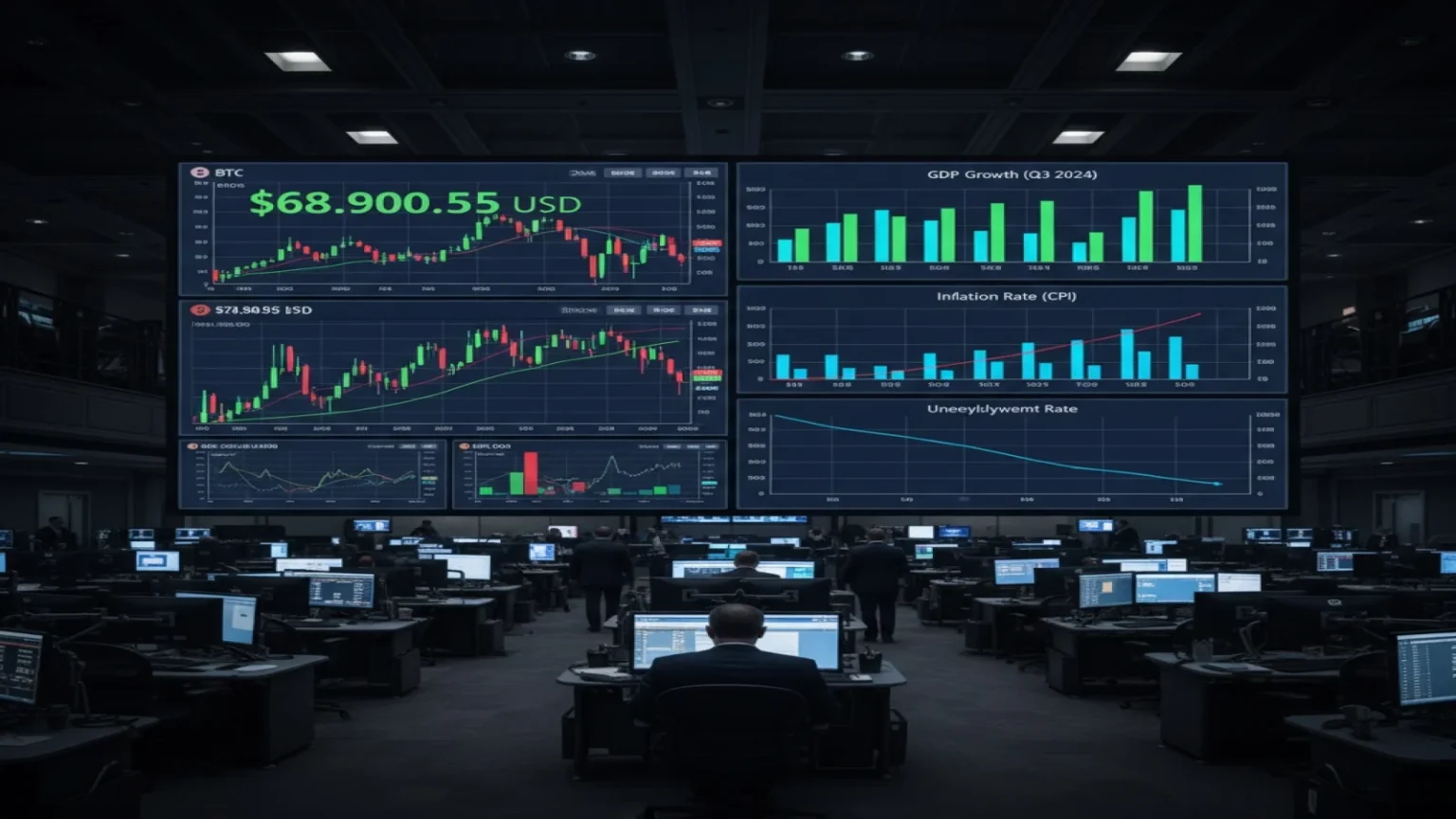 خمسة مؤشرات اقتصادية أمريكية وأرباح MSTR قد تهز سوق البيتكوين هذا الأسبوع