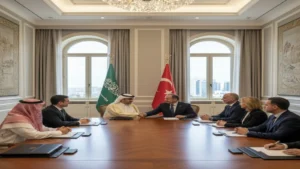 انطلاق منتدى الاستثمار السعودي التركي في الرياض بحضور قمة رفيعة المستوى