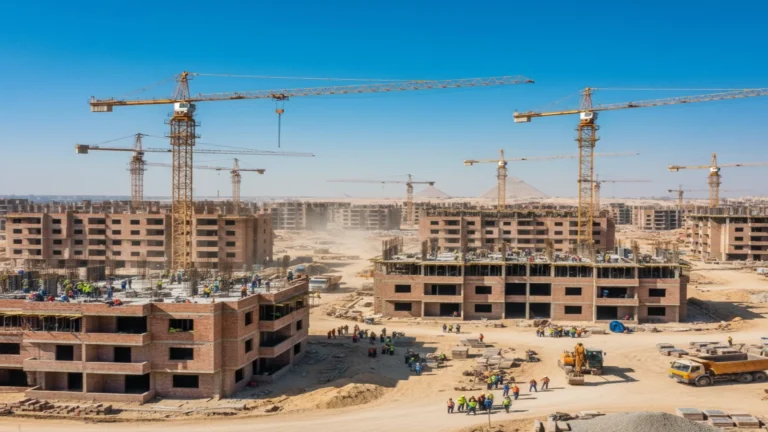 المطورون العقاريون في مصر يضغطون على المقاولين لتسريع تسليم الوحدات