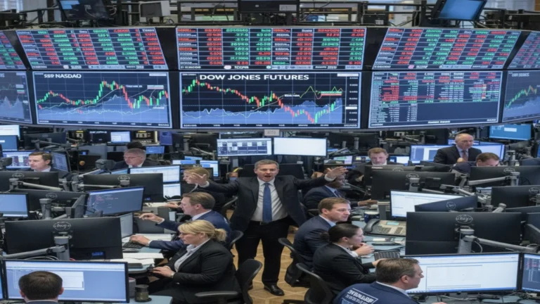 ارتفاع عقود داو جونز الآجلة مع توقعات خفض الفائدة من الفيدرالي