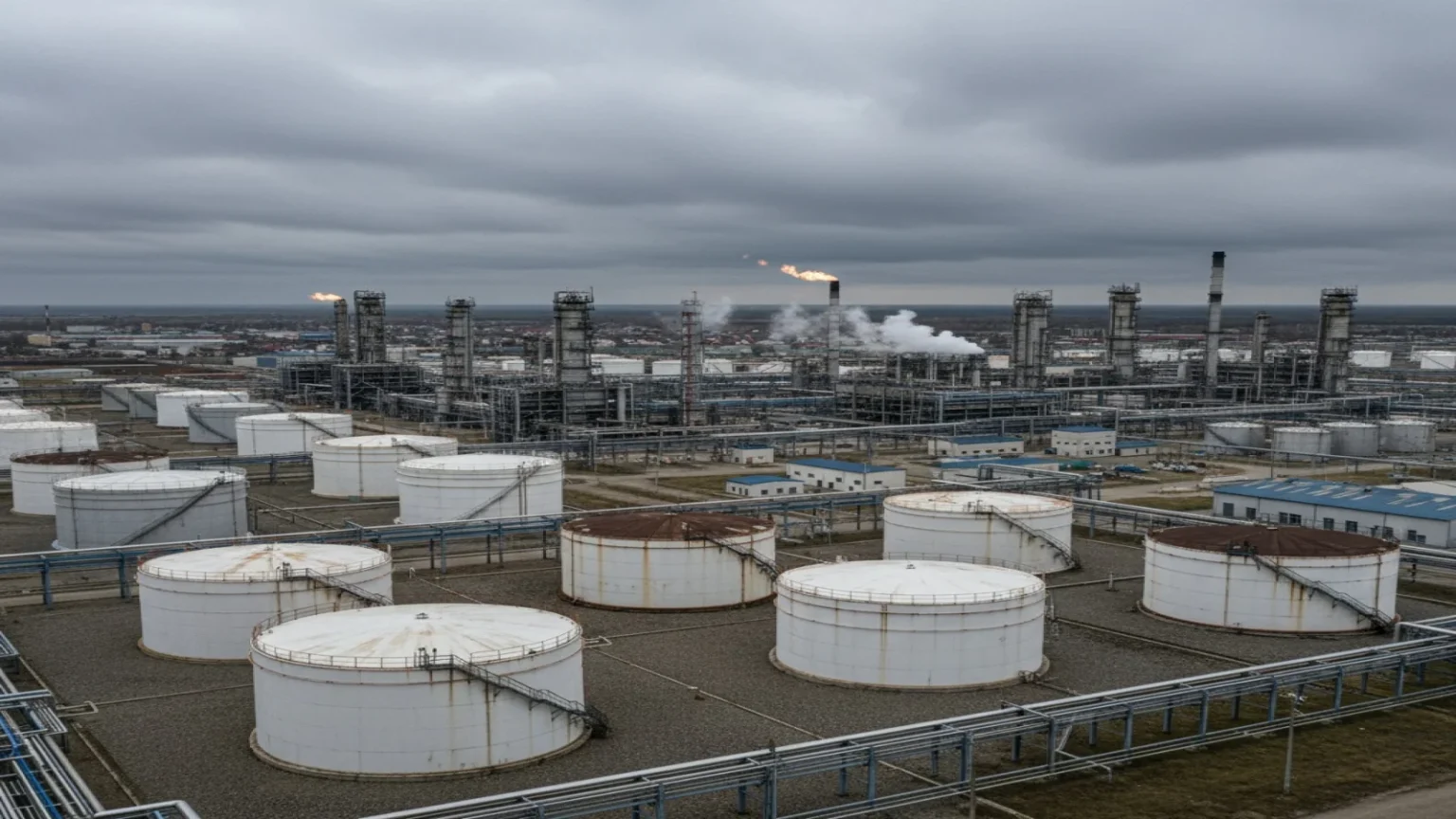 خام غرب تكساس يتراجع مع زيادة المخزونات وتوترات الشرق الأوسط تحد من الانخفاض