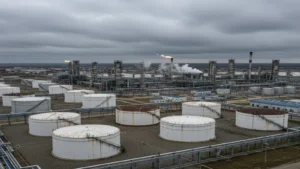 خام غرب تكساس يتراجع مع زيادة المخزونات وتوترات الشرق الأوسط تحد من الانخفاض