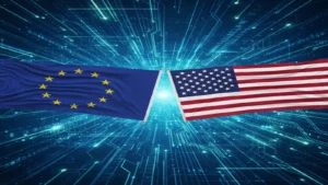 ماكرون يحذر من تصاعد التوترات التجارية بين أوروبا وأميركا هذا العام