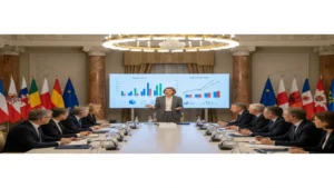 وزراء مالية الاتحاد الأوروبي يبحثون تعزيز دور اليورو دولياً وتقليل الاعتماد على الدولار