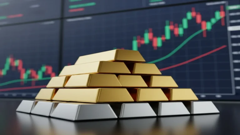 الذهب يتراجع 2% والفضة تهبط 5% مع ارتفاع الدولار وضعف التداول الآسيوي