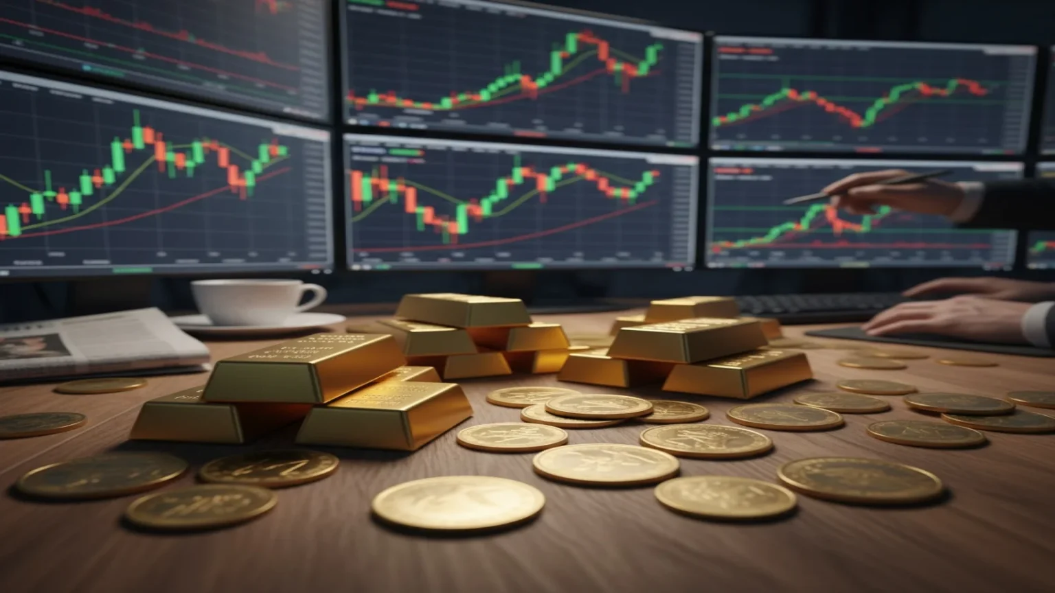 أسعار الذهب في مصر تتراجع مع استمرار التذبذب العالمي وعطلات دولية