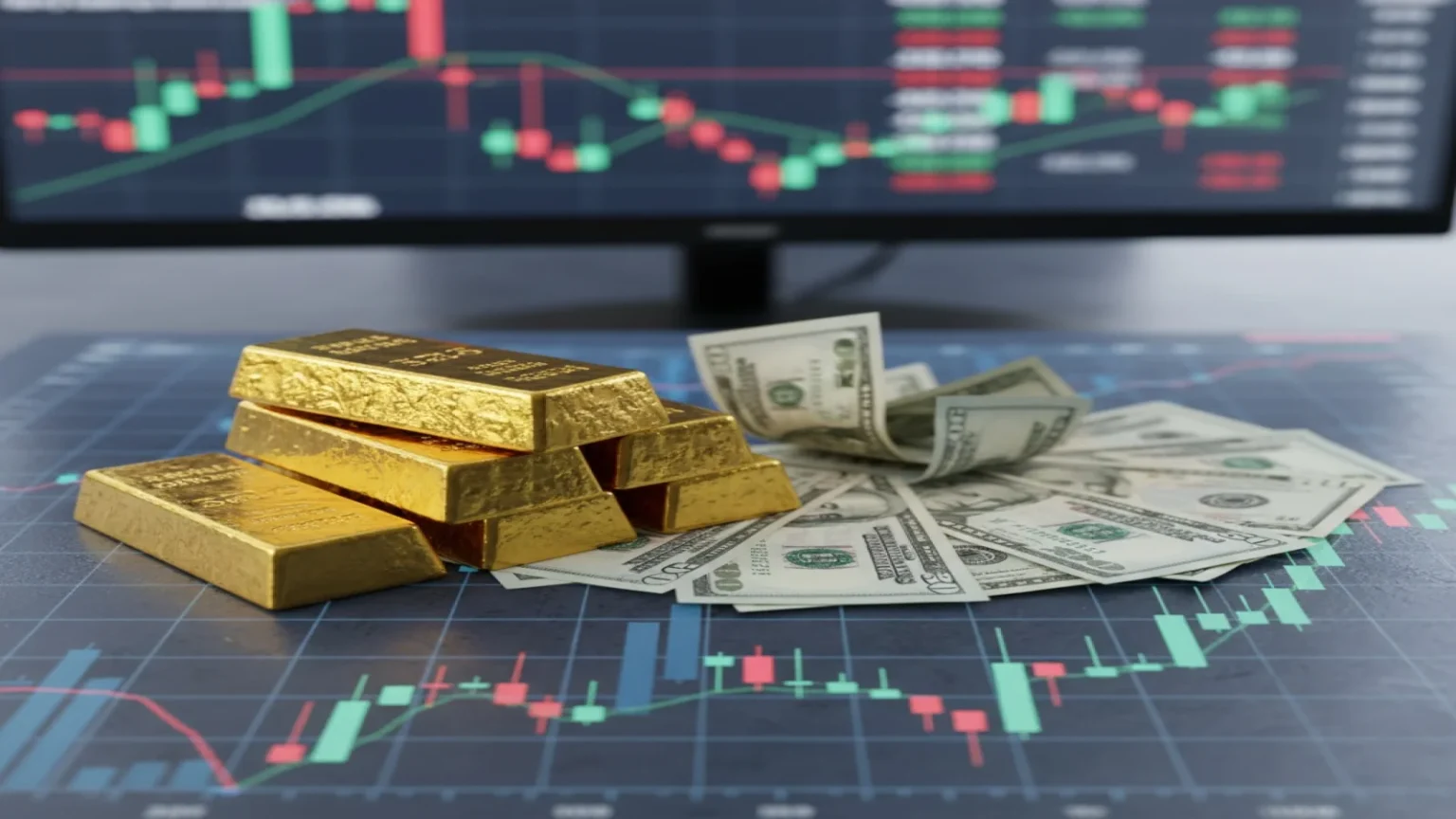 الذهب يقترب من 4900 دولار مع تراجع المخاطرة ودعم بيانات التوظيف الأمريكية