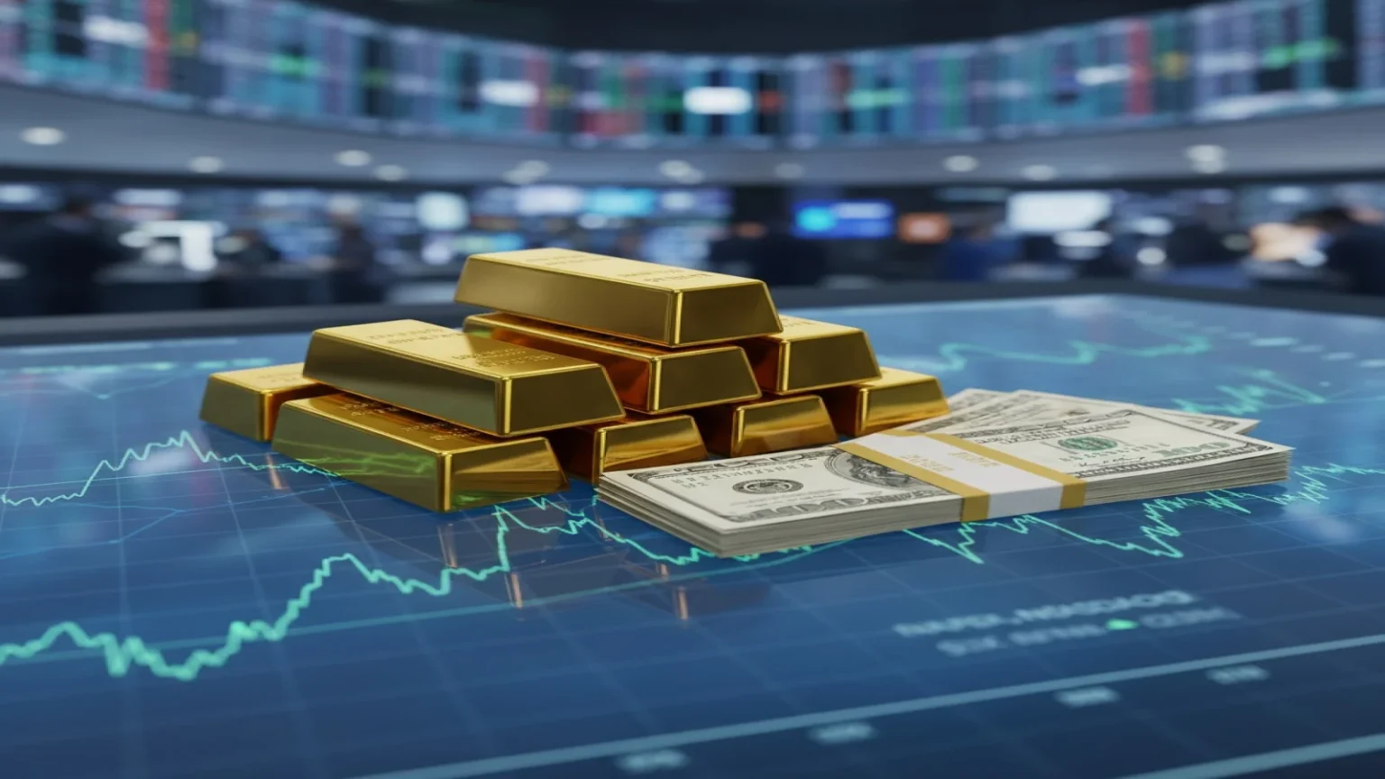 الذهب يتراجع مع ارتفاع الدولار وترقب بيانات التضخم الأميركية