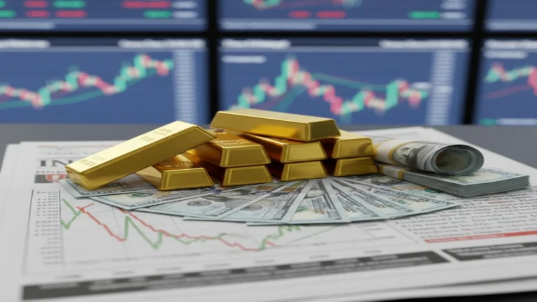 الذهب يقترب من أعلى مستوياته الشهرية بدعم التوترات الجيوسياسية وضعف الدولار
