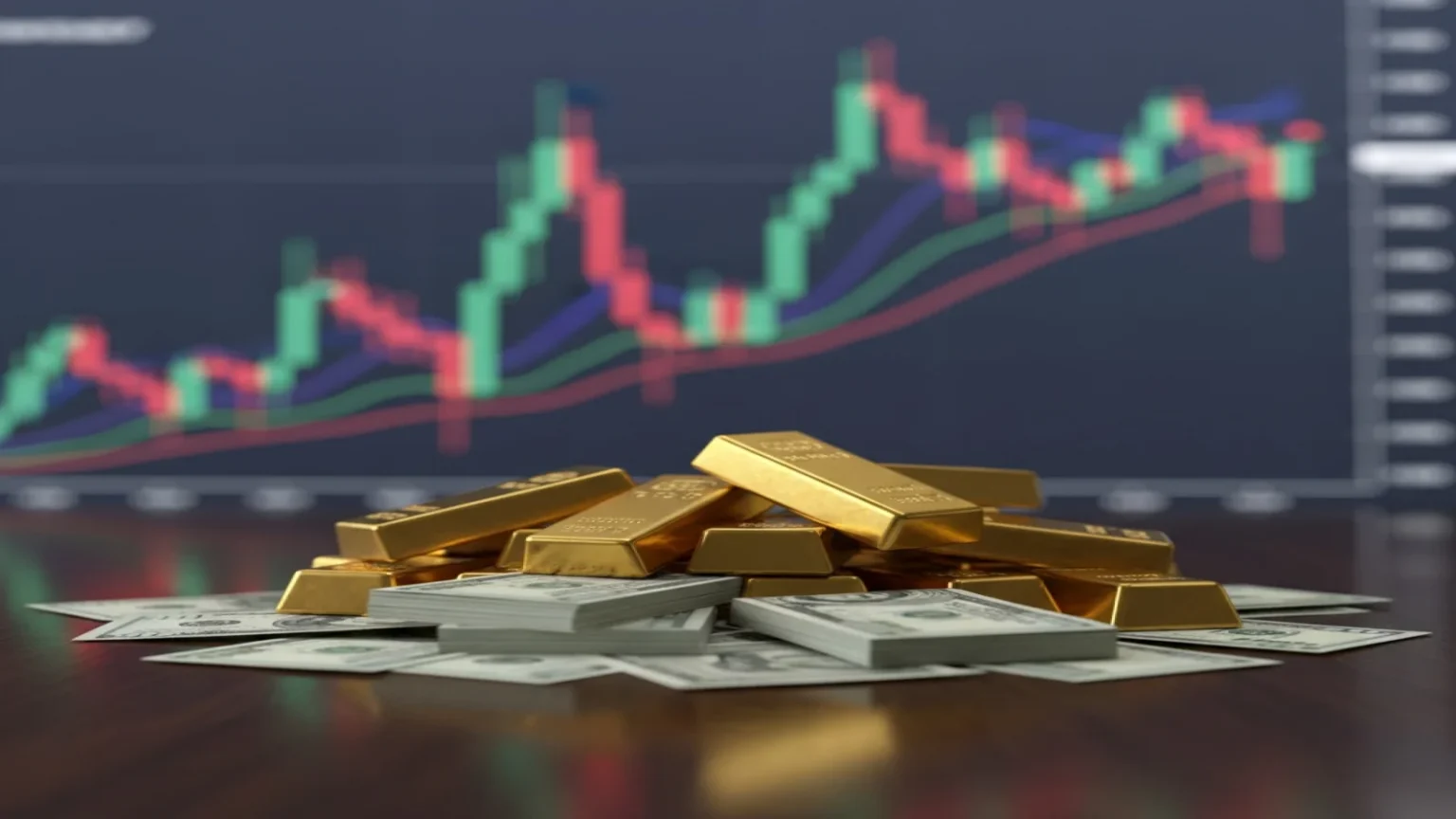 الذهب يحافظ على مكاسبه مع تجدد التوترات وتوقعات تخفيض الفائدة الأميركية