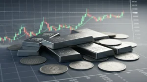 الفضة تهبط قرب 77 دولارًا بفعل قوة الدولار وضغوط الاحتياطي الفيدرالي