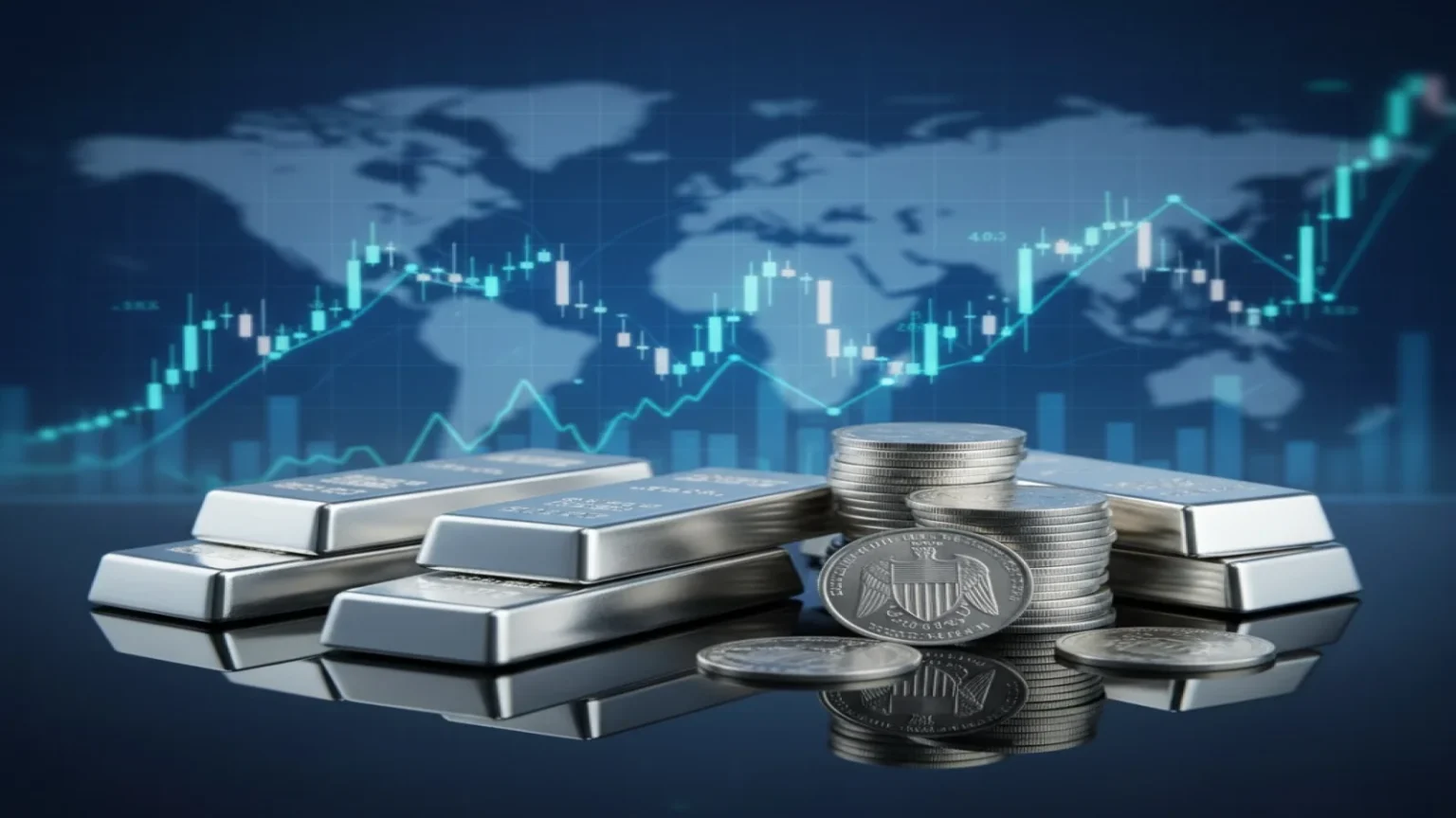 ارتفاع سعر الفضة فوق 90 دولارًا مع تصاعد مخاطر الذكاء الاصطناعي وزيادة الطلب على الملاذات الآمنة
