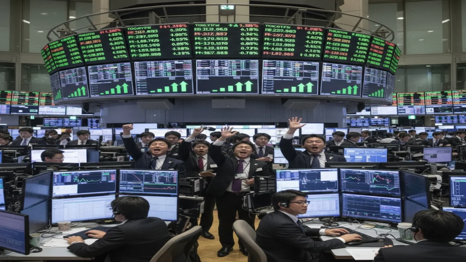 مؤشرا نيكي وتوبكس اليابانيان يسجلان مستويات إغلاق قياسية جديدة