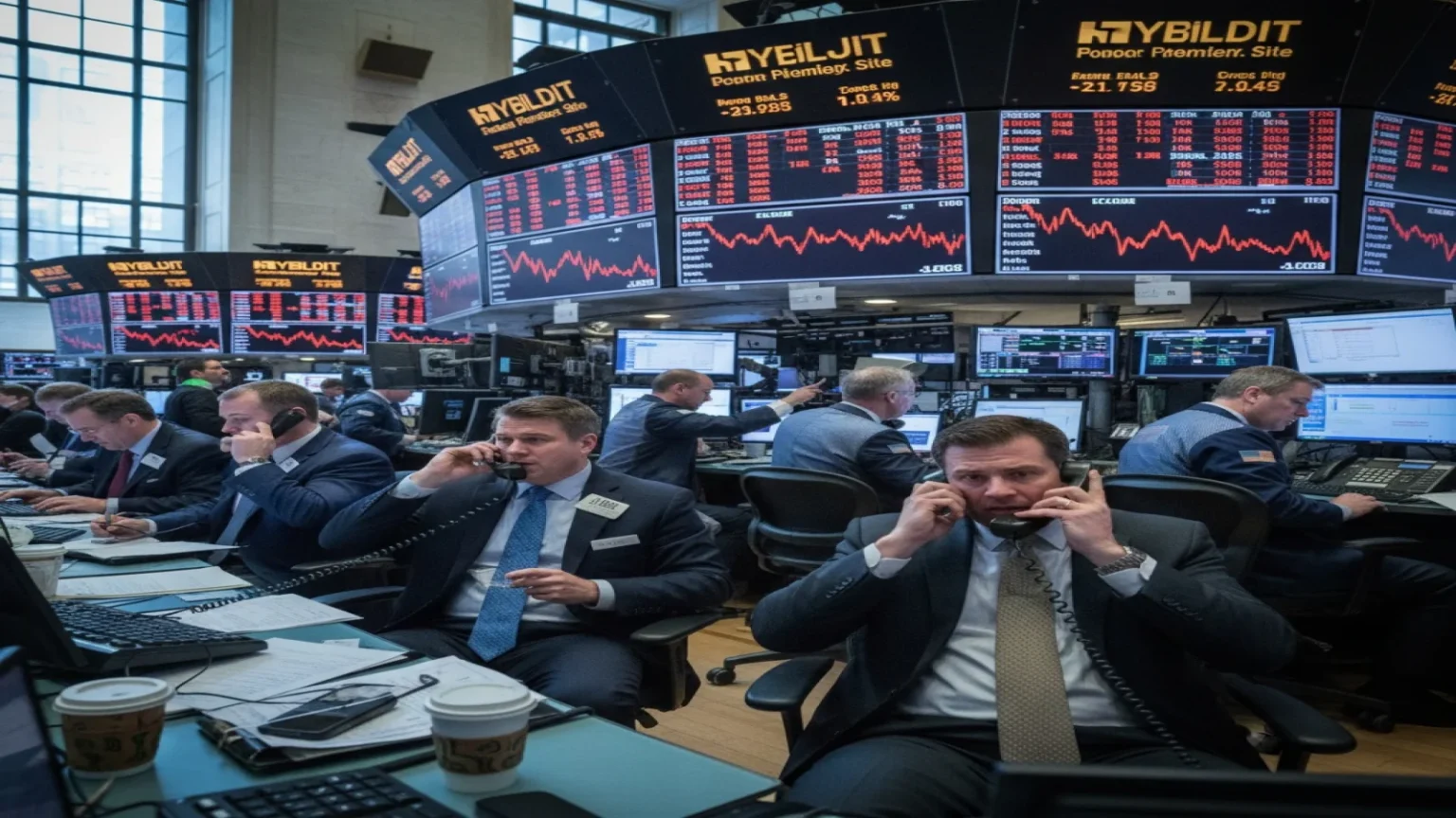 وول ستريت تبدأ تداولاتها بانخفاض وسط تقلبات في أسعار المعادن الثمينة