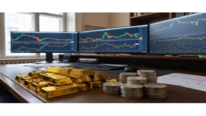 ارتفاع عقود الذهب الآجلة خلال الجلسة الأوروبية مع صعود الفضة والنحاس