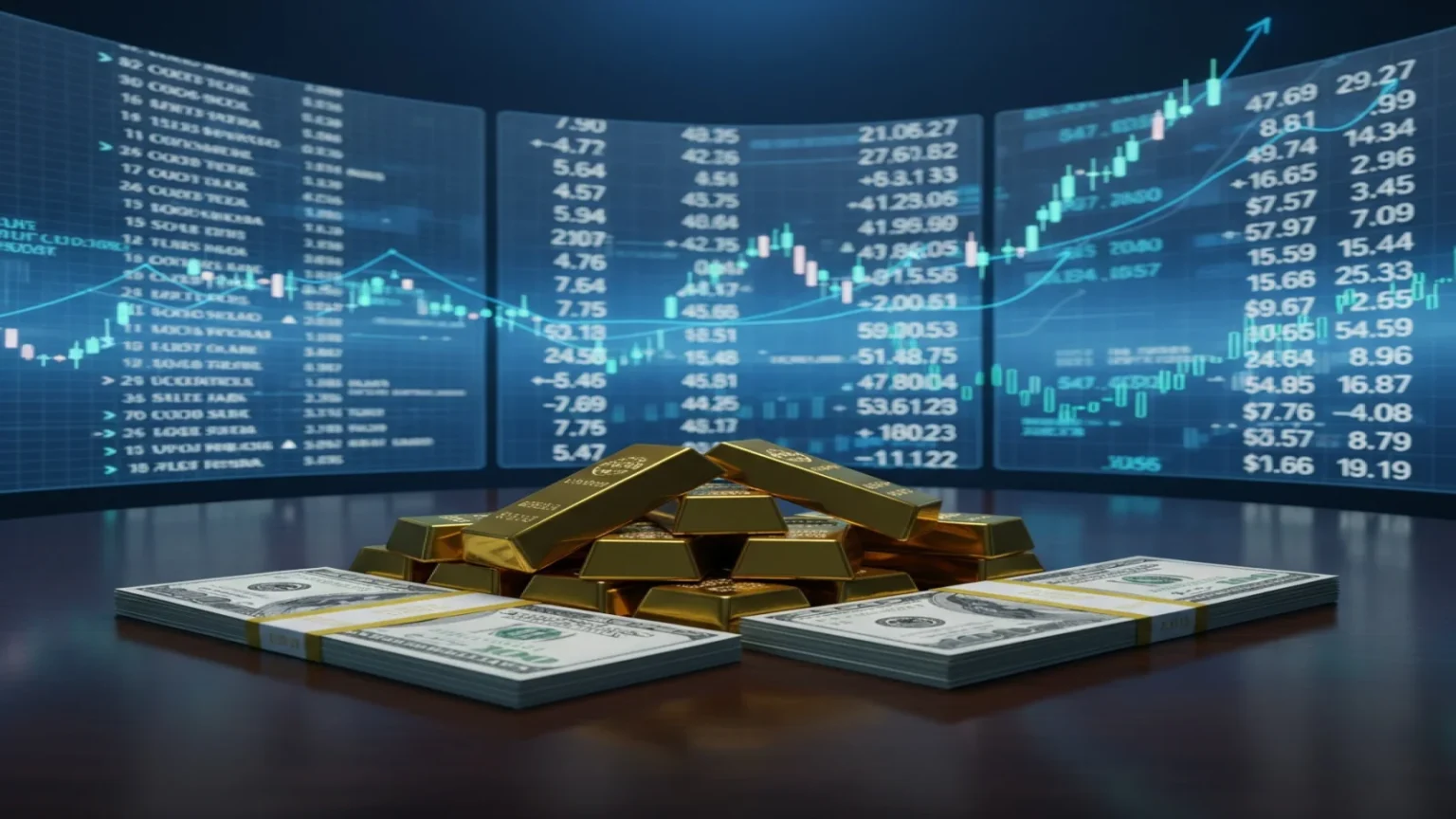 تردد الذهب وسط مخاطر جيوسياسية وضغوط الدولار مع توقعات خفض الفائدة