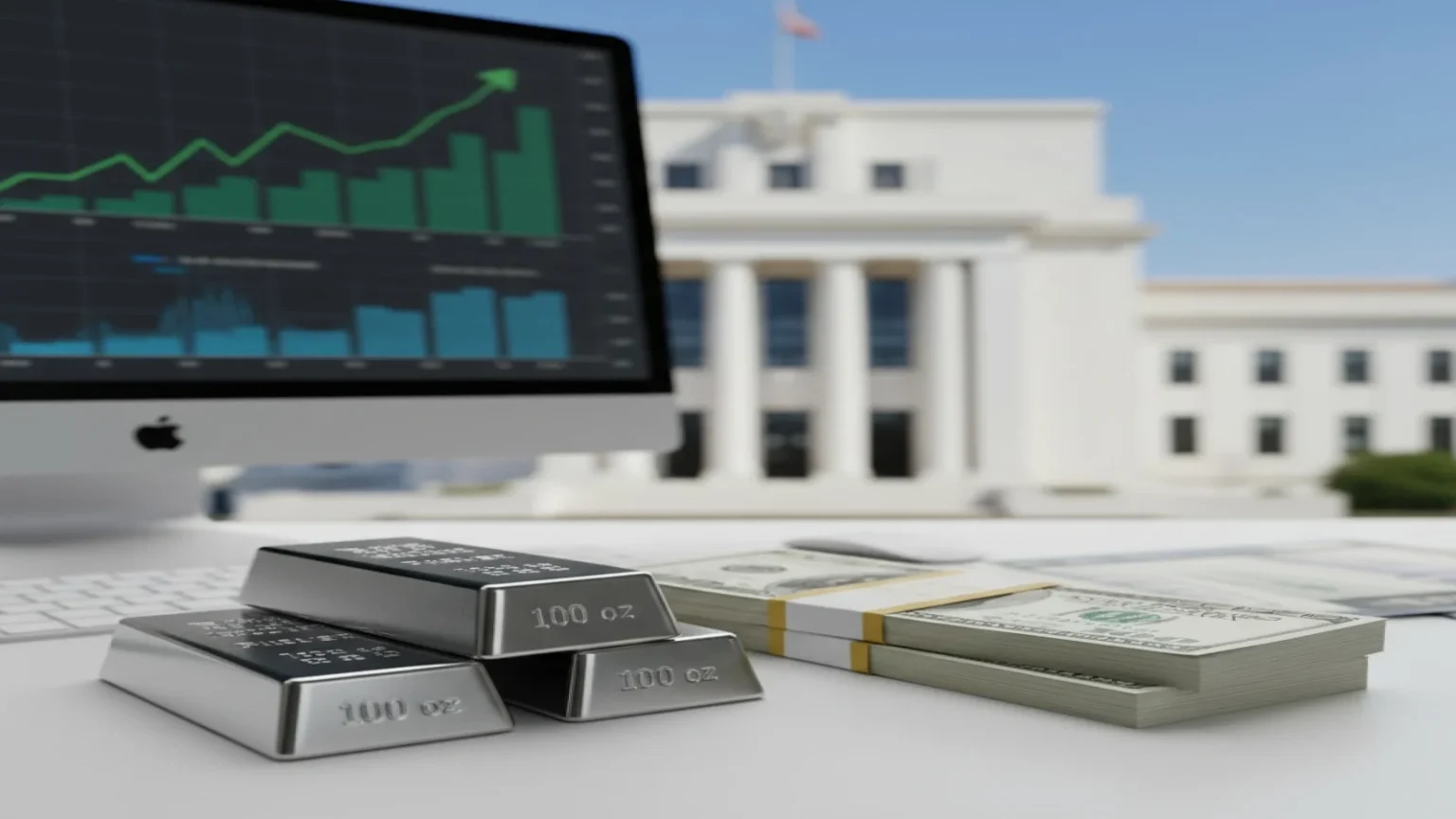 تراجع سعر الفضة مع تغير السياسة الأمريكية وتراجع التوترات الجيوسياسية