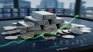 أسعار الفضة ترتفع إلى 89.64 دولار للأونصة مع انخفاض نسبة الذهب إلى الفضة
