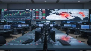 تراجع العقود الآجلة لمؤشر داو جونز مع تصاعد التوترات في الشرق الأوسط