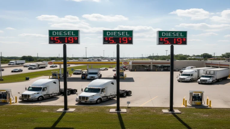 سعر الديزل في الولايات المتحدة يتجاوز 5 دولارات للغالون بسبب توترات إيران