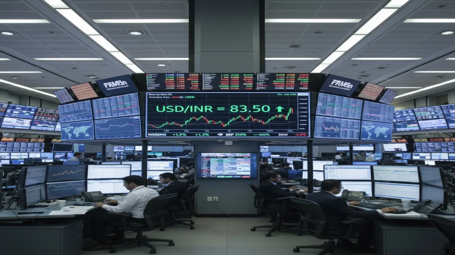 الدولار الأمريكي يستقر قرب أعلى مستوى مقابل الروبية الهندية وسط تقلبات النفط