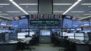 الدولار الأمريكي يستقر قرب أعلى مستوى مقابل الروبية الهندية وسط تقلبات النفط