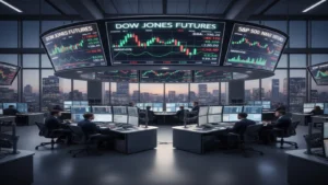 ارتفاع عقود داو جونز الآجلة وسط توترات إقليمية ونفور من المخاطرة