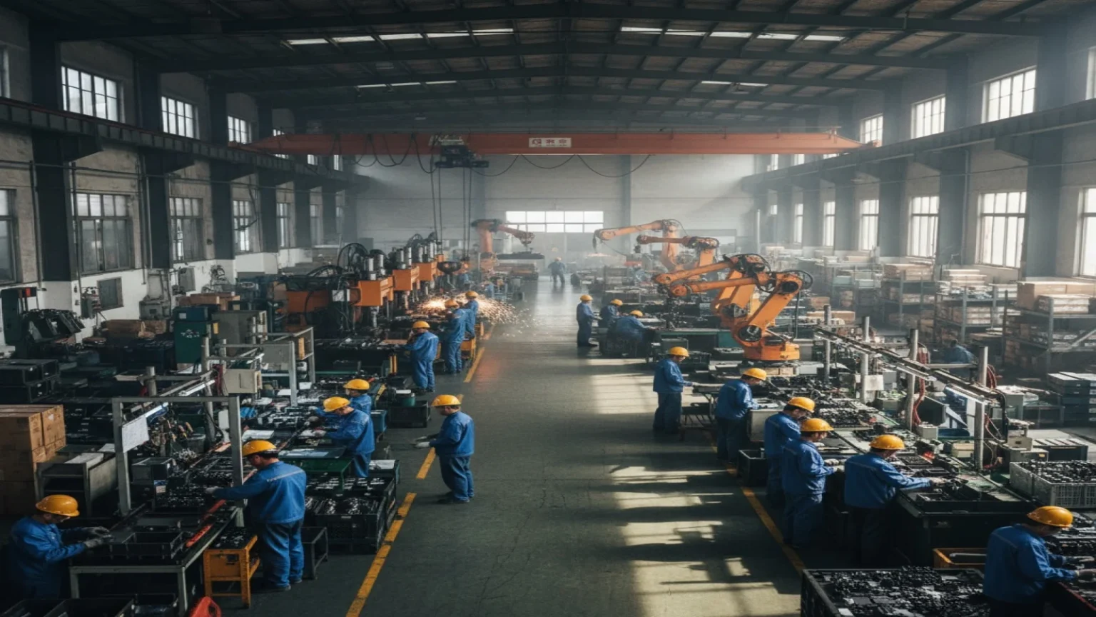 المصانع الصينية تسجل أسرع نمو في 12 شهراً رغم تحديات الطاقة والحرب