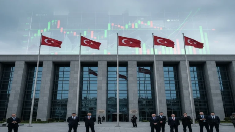 البنك المركزي التركي يتجه لتثبيت الفائدة مع تصاعد مخاطر الصراع بالشرق الأوسط