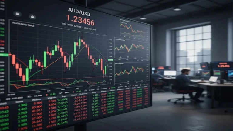 زوج الدولار الأسترالي/الدولار الأمريكي يتراجع مع دعم عند المتوسط المتحرك الأسي 20 يومًا