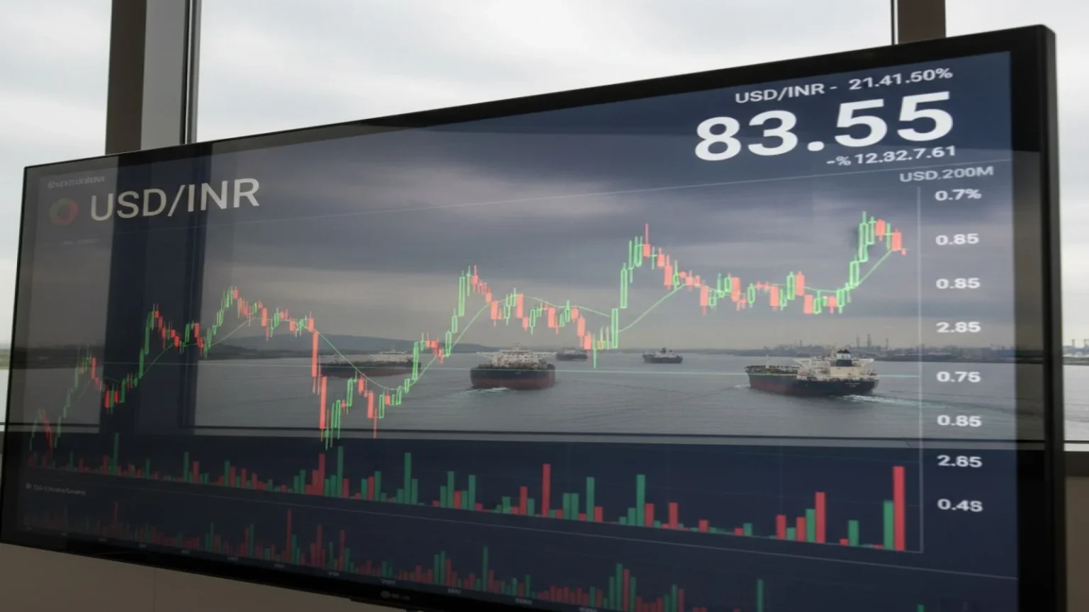 ارتفاع زوج الدولار مقابل الروبية الهندية مع تصاعد التوترات الأمريكية الإيرانية