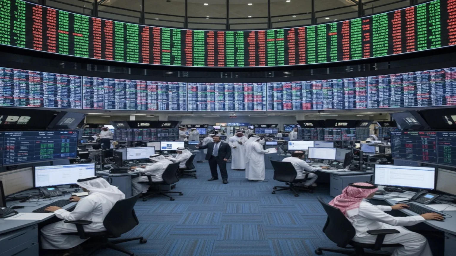 الأسواق الخليجية ترتفع بدعم تفاؤل دبلوماسي والأسهم السعودية تحقق مكاسب