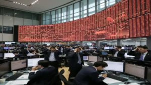 بورصة كوريا توقف التداول 20 دقيقة مع تراجع مؤشر كوسبي 8.1%