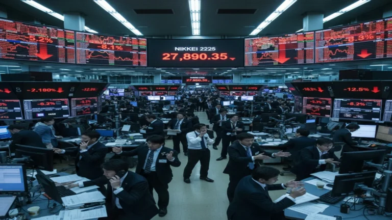 مؤشر نيكي يغلق أسوأ شهر منذ 2008 مع تصاعد التوترات في الشرق الأوسط