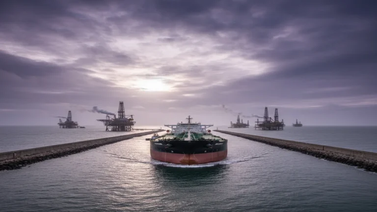 ارتفاع أسعار برنت مع تعطل الشحن عبر مضيق هرمز وتأثيرات على اقتصاد اليورو