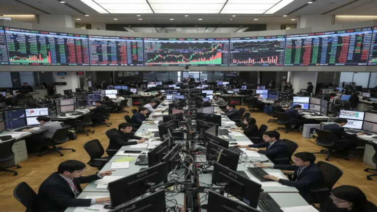 تباين أداء الأسهم الآسيوية مع تراجع مؤشر كوسبي في كوريا الجنوبية 1.20٪