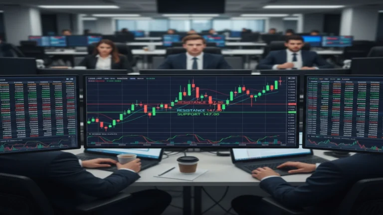 زوج دولار/ين ياباني يقترب من 160 وسط هدوء السلطات اليابانية