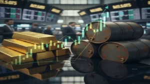 الذهب يثبت قرب 5000 دولار وسط مخاوف تضخم نفطي مستمرة