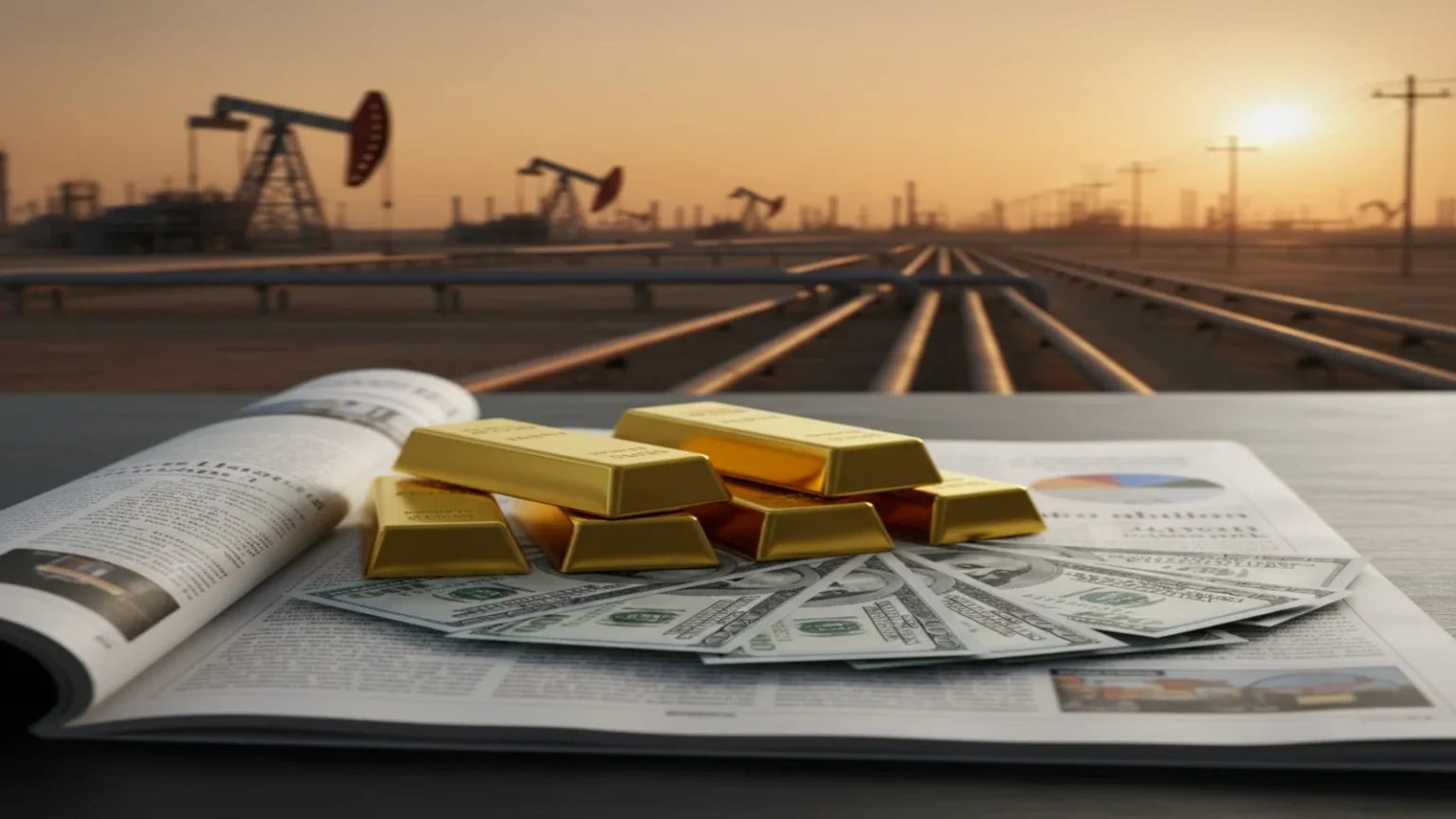 الذهب في مصر يرتفع مع تزايد توترات الشرق الأوسط وارتفاع الدولار