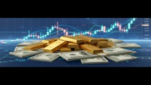 الذهب يتراجع مع صعود الدولار وعوائد الخزانة وسط توترات الشرق الأوسط