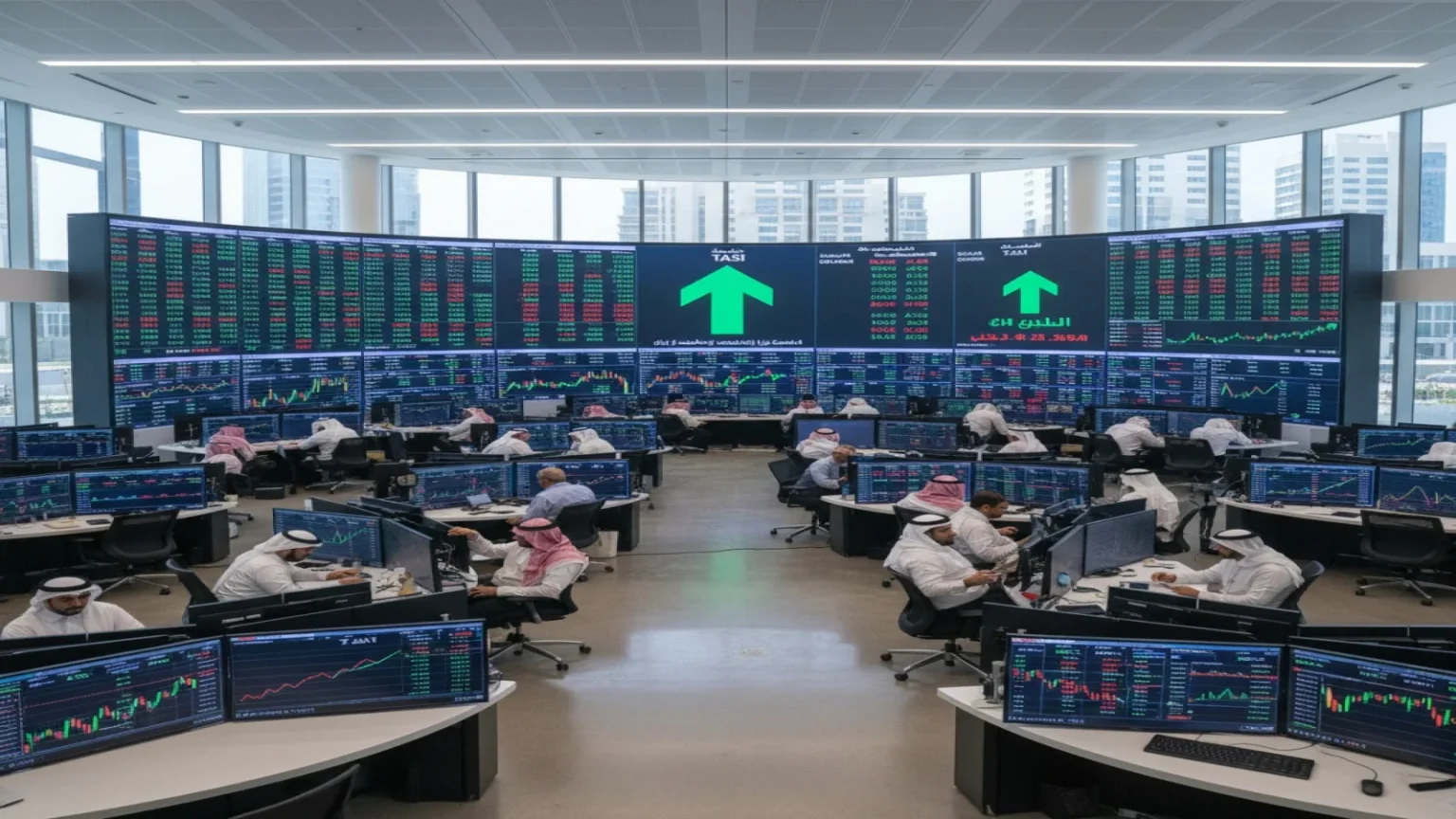 تراجع مؤشر السوق السعودية 0.1 بالمئة مع تداولات منخفضة الأحد