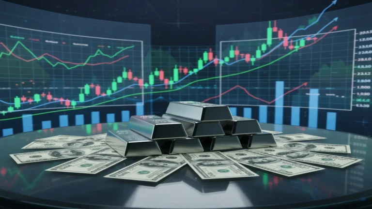 انخفاض سعر الفضة إلى 82.80 دولار مع ضغوط التضخم وقوة الدولار الأمريكي