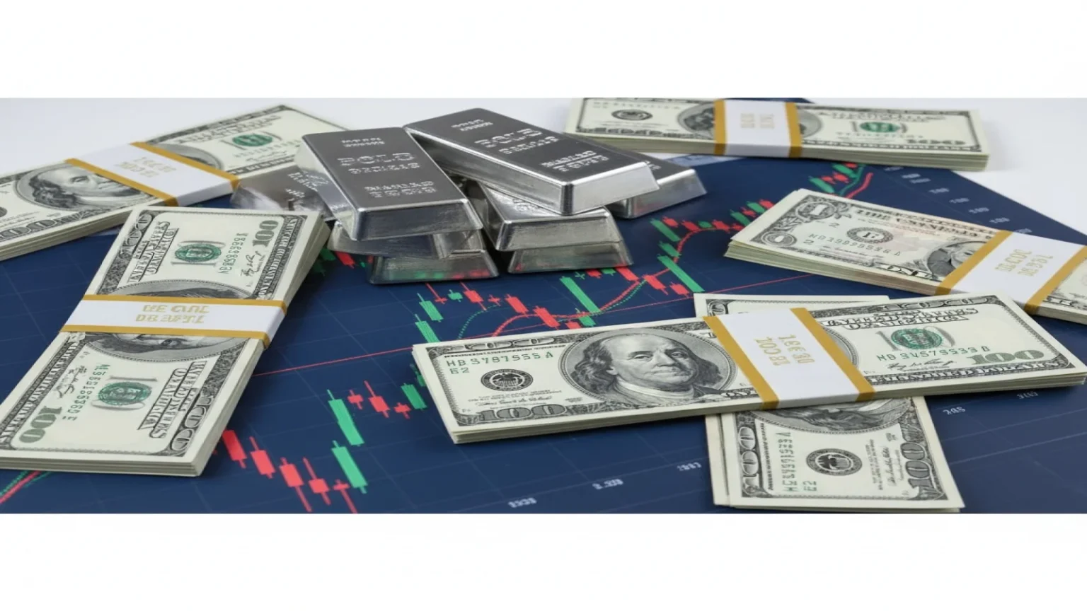 الفضة تتراجع مع استمرار الضغوط تحت المتوسط المتحرك 100 يوم عند 66.50 دولار