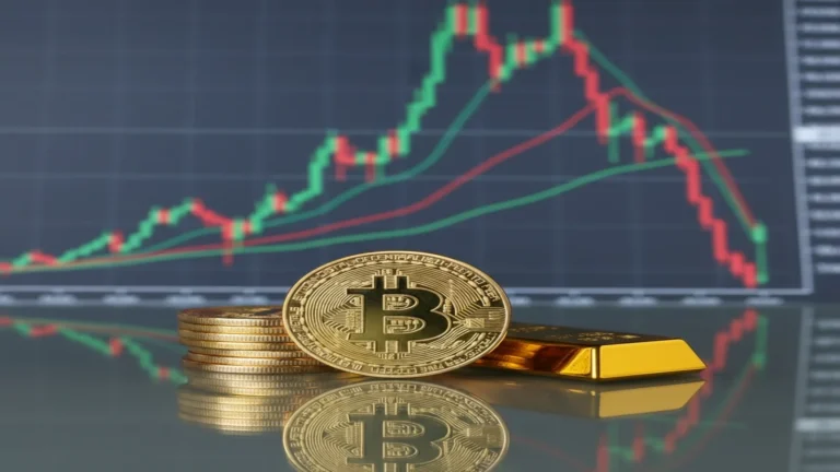 بيتكوين تتحدى الذهب مع اختبار حاسم لمستوى 70,000 دولار الآن